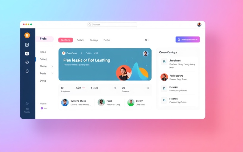 Learning Management System screenshot